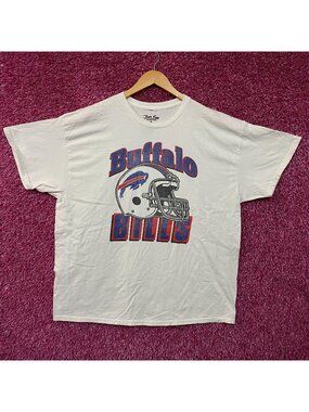 Junk Food Clothing Buffalo Bills Throwback Helmet Logo T-Shirt XL